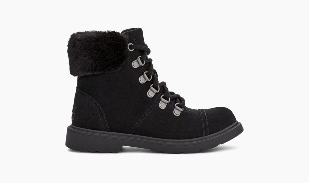 Ugg Boots Canada - Ugg Kids' Azell Hiker Weather Black